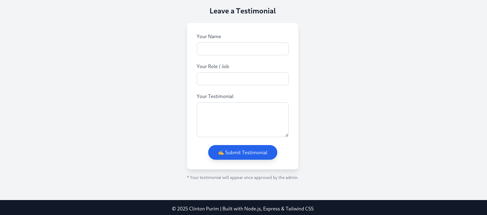 Portfolio & Business Website Platform project preview